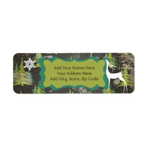 Trees Starry Night Return Address Labels