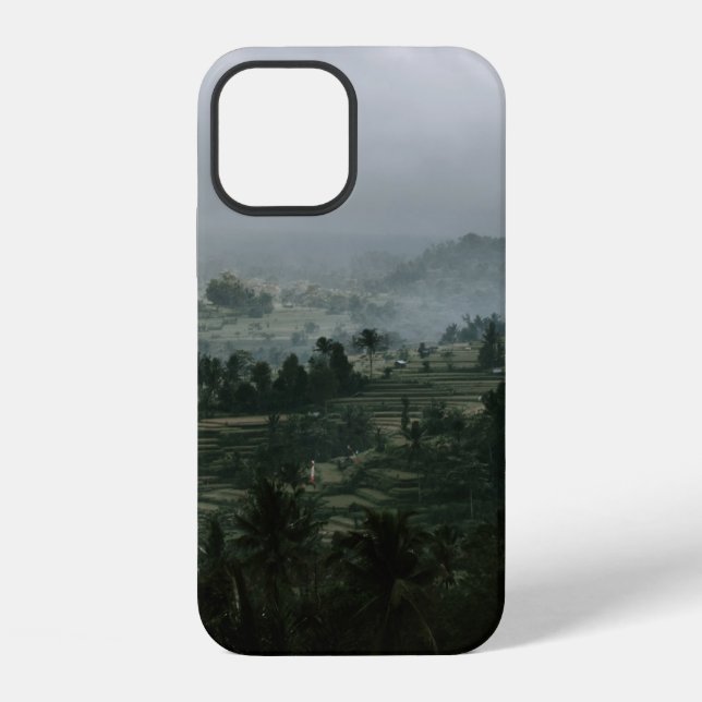 TREES UNDER CLOUDY SKY AT DAYTIME iPhone CASE (Back)