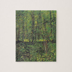 Trees & Undergrowth by Van Gogh Jigsaw Puzzle