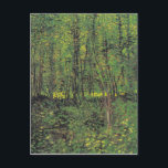 Trees & Undergrowth by Van Gogh Postcard<br><div class="desc">Vincent Van Gogh Landscape Painting Series - Trees and Undergrowth</div>