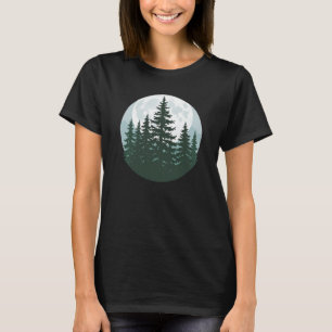 Trees Wildlife Nature Forest Silhouette T-Shirt