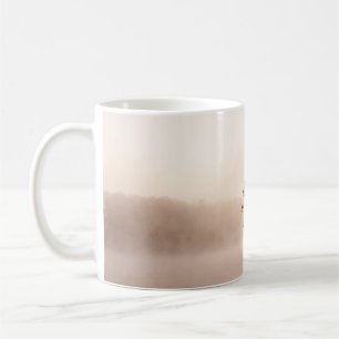 TREES WITH FOG COFFEE MUG