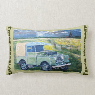 Trees Woodland Lumbar Cushion