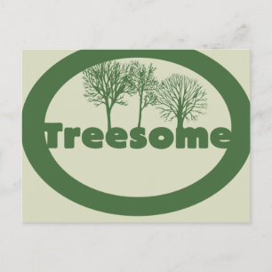 Treesome Postcard