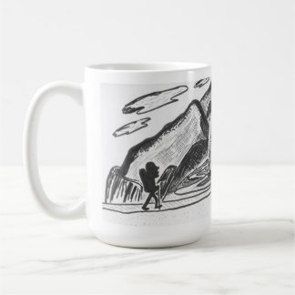 trekking and hiking coffee mug