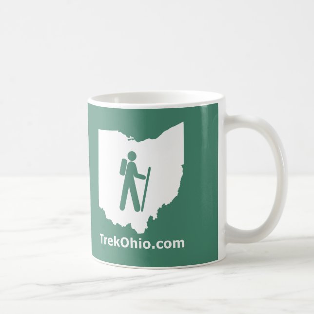 TrekOhio Mug, Green Coffee Mug (Right)
