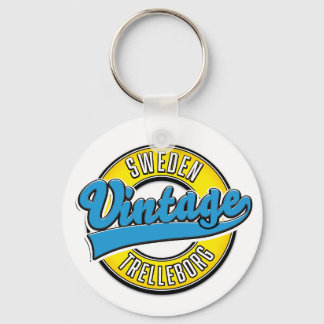 Trelleborg Sweden vintage logo Key Ring