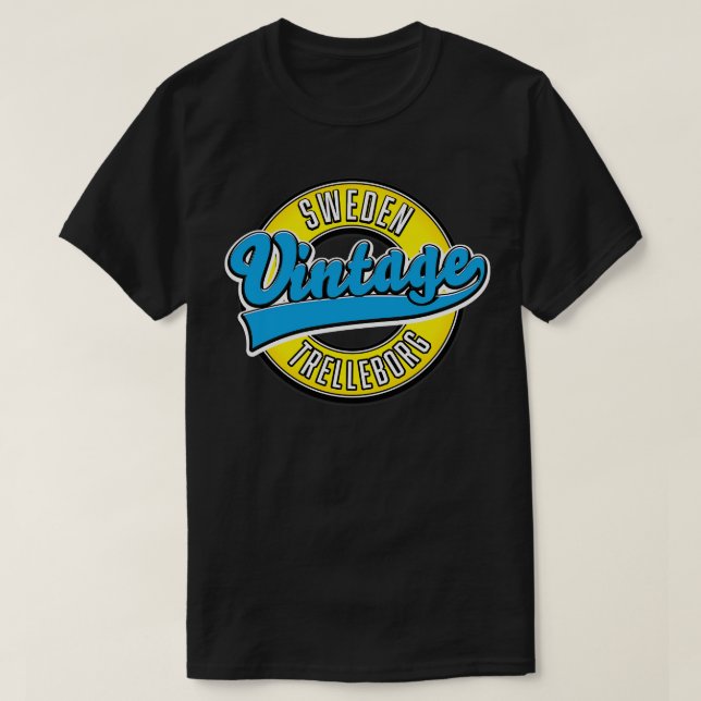 Trelleborg Sweden vintage style T-Shirt (Design Front)