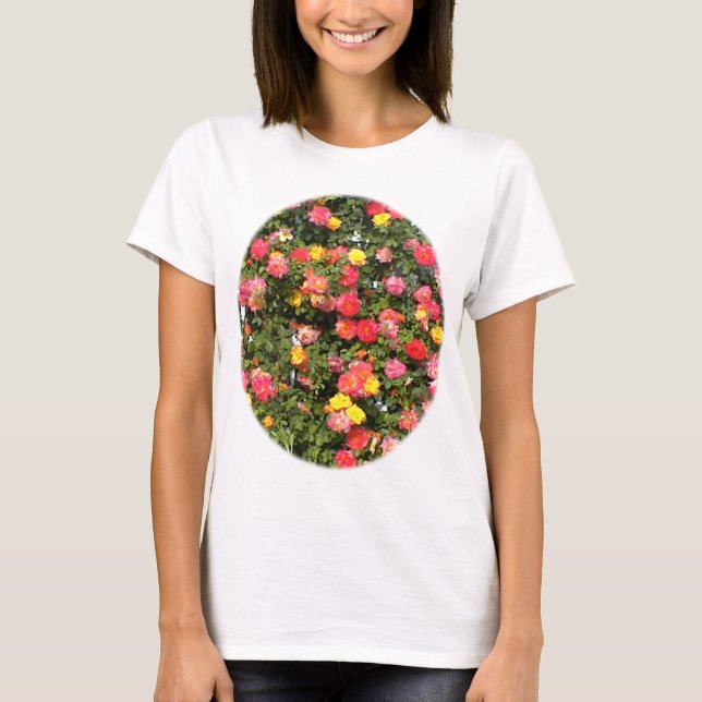 Trellis of Roses T-Shirt (Front)