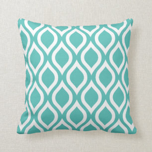 Trellis Pillow in Turquoise