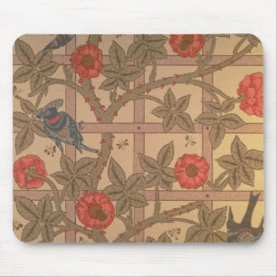 'Trellis' wallpaper design, 1864 Mouse Pad