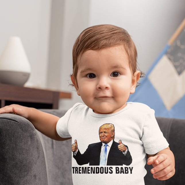 TREMENDOUS BABY TRUMP T-SHIRTS JERSEY BODYSUIT (Creator Uploaded)