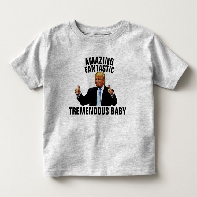 TREMENDOUS BABY TRUMP T-SHIRTS JERSEY CHRISTMAS (Front)
