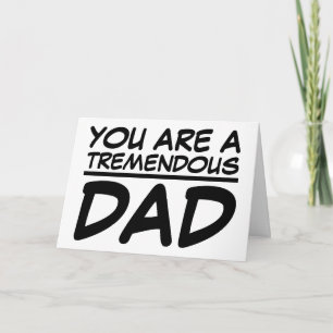 TREMENDOUS DAD TRUMP FATHER'S DAY CARDS