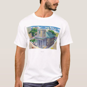 Tremont Street View of Kings Chapel T-Shirt