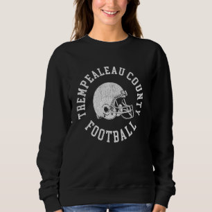 Trempealeau County Football Throwback Football Hel Sweatshirt