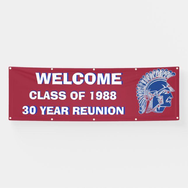 TREMPER CLASS REUNION TROJAN BANNER (Horizontal)