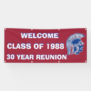TREMPER CLASS REUNION TROJAN BANNER