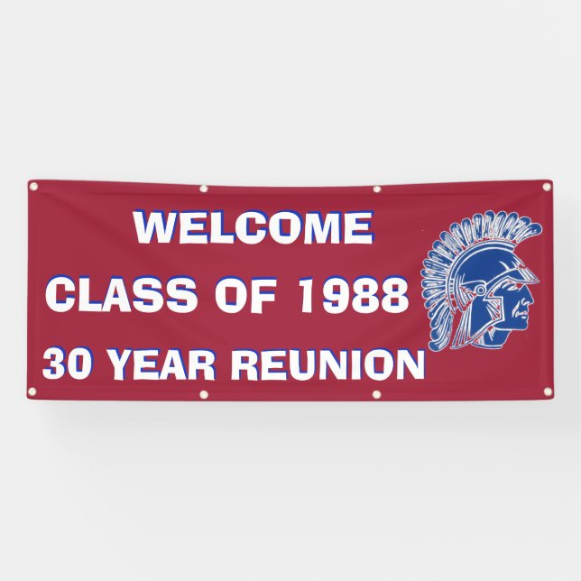 TREMPER CLASS REUNION TROJAN BANNER (Horizontal)