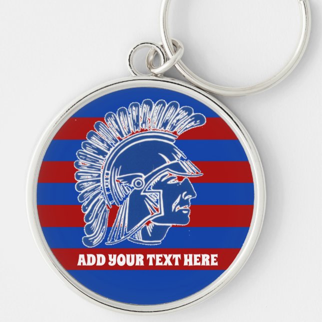 Tremper Trojan Kenosha Wisconsin Key Ring (Front)