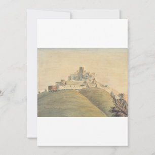 Trencin Castle in western Slovakia Invitation