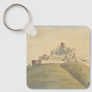 Trencin Castle in western Slovakia Key Ring