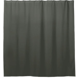 Trend Color - Dark Forest Gray Shower Curtain