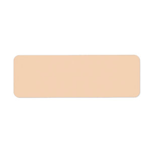 Trend Color - Peach Blush Return Address Labels