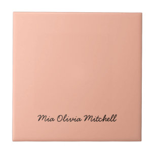 Trend Color - Soft Peach Ceramic Tile