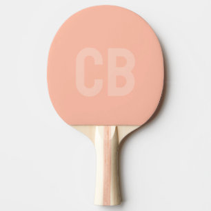 Trend Color Soft Peach Ping Pong Paddle