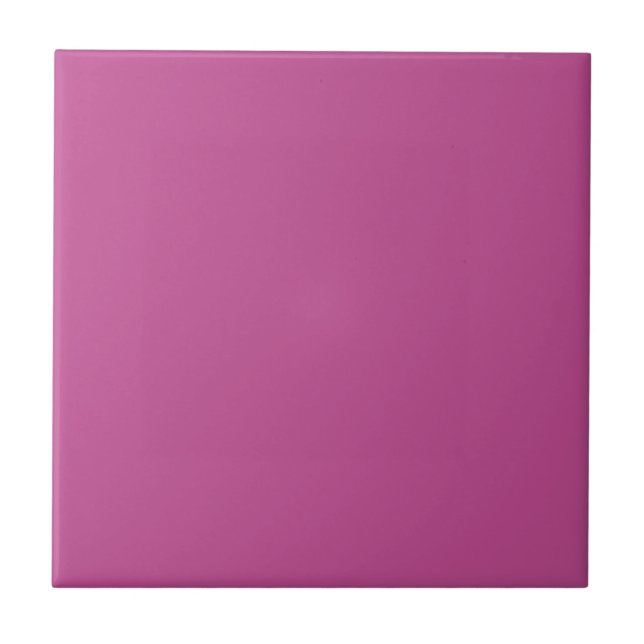 Trend Colour - Berry Decorative Ceramic Tile (Front)