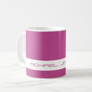 Trend Colour Berry Pink - Futuristic Name Mug