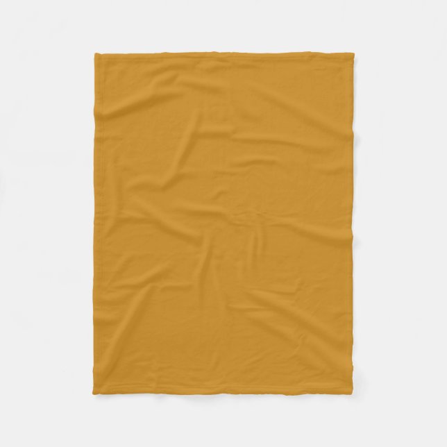 Trend Colour Brown Template Elegant Decorative Fleece Blanket (Front)
