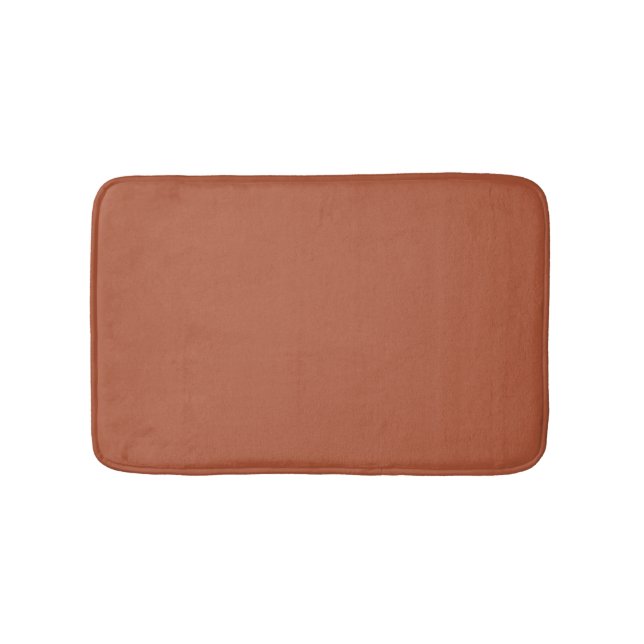 Trend Colour - Burnt Copper Bath Mat (Front)