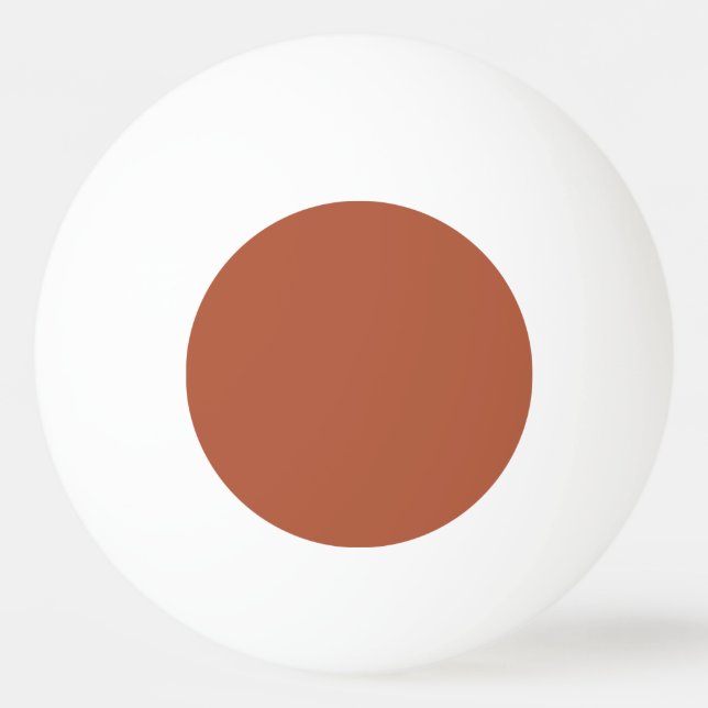 Trend Colour - Burnt Copper Ping Pong Ball (Front)