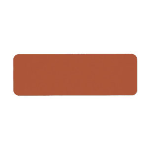 Trend Colour - Burnt Copper Return Address Labels