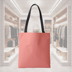 Trend Colour - Coral Sunset Tote Bag