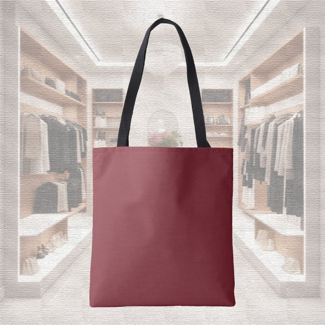 Trend Colour - Crimson Red Tote Bag (Creator Uploaded)