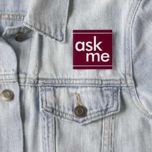 Trend Colour Dark Burgundy - Ask Me Button