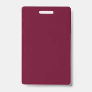 Trend Colour - Dark Burgundy - Badge ID Badge