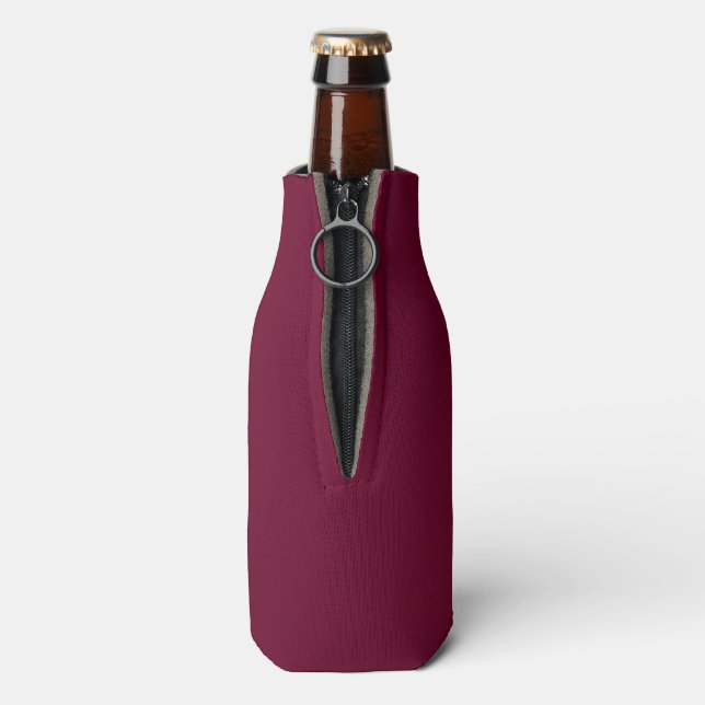 Trend Colour Dark Burgundy Bottle Cooler (Bottle Back)