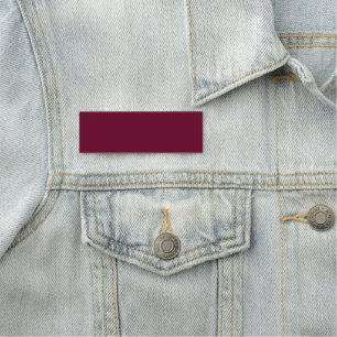 Trend Colour Dark Burgundy - Classic Name Tag