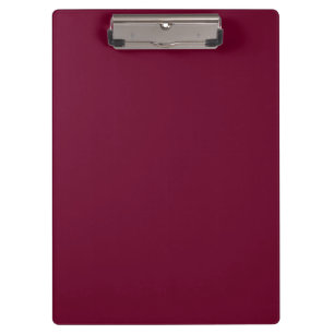 Trend Colour - Dark Burgundy Clipboard