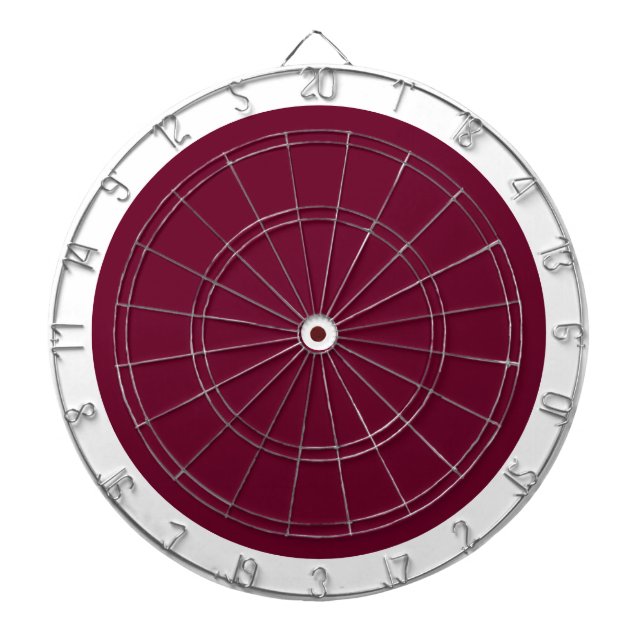 Trend Colour Dark Burgundy Dart Board (Front)