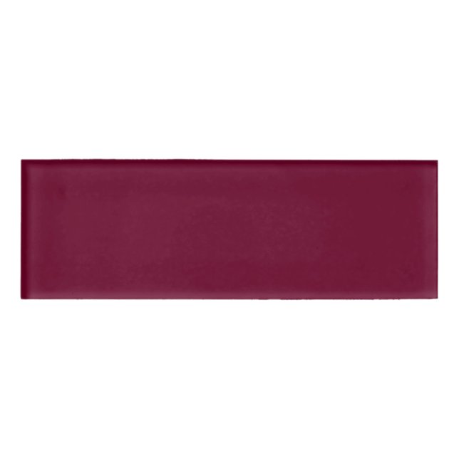 Trend Colour Dark Burgundy - Name Tag (Front)