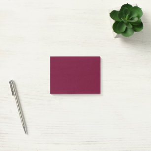 Trend Colour - Dark Burgundy Post-It Notes
