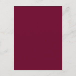 Trend Colour - Dark Burgundy Postcard
