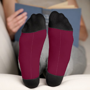 Trend Colour - Dark Burgundy Socks