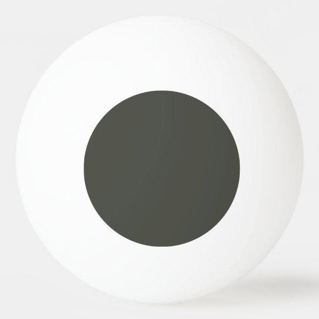 Trend Colour - Dark Forest Grey Ping Pong Ball (Front)