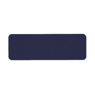 Trend Colour - Dark Navy Blue Return Address Label